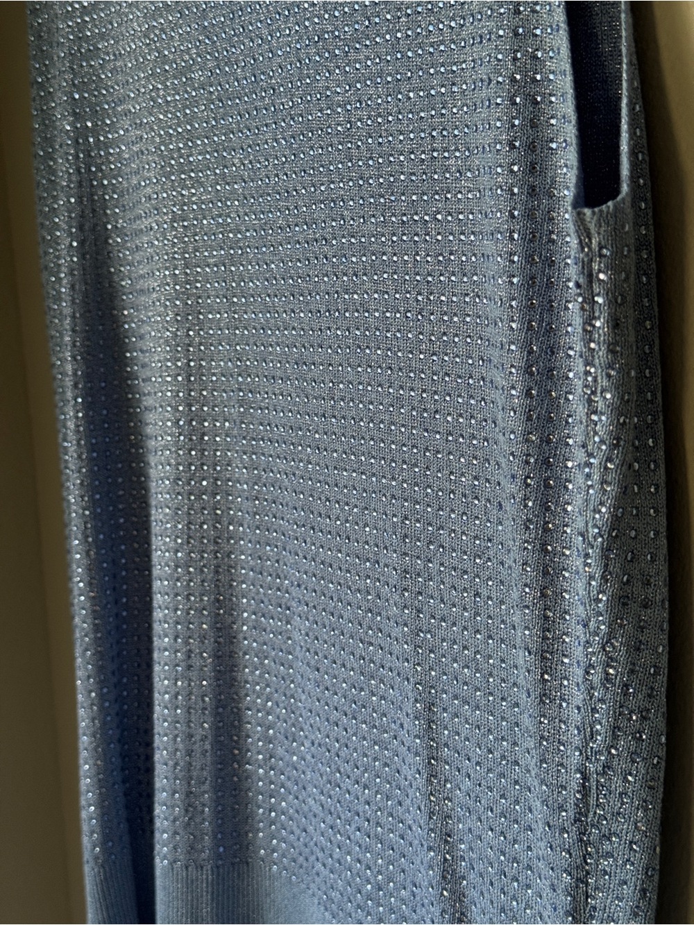 Boston Proper Light Blue Rhinestone Metallic Set - Picture 7 of 15